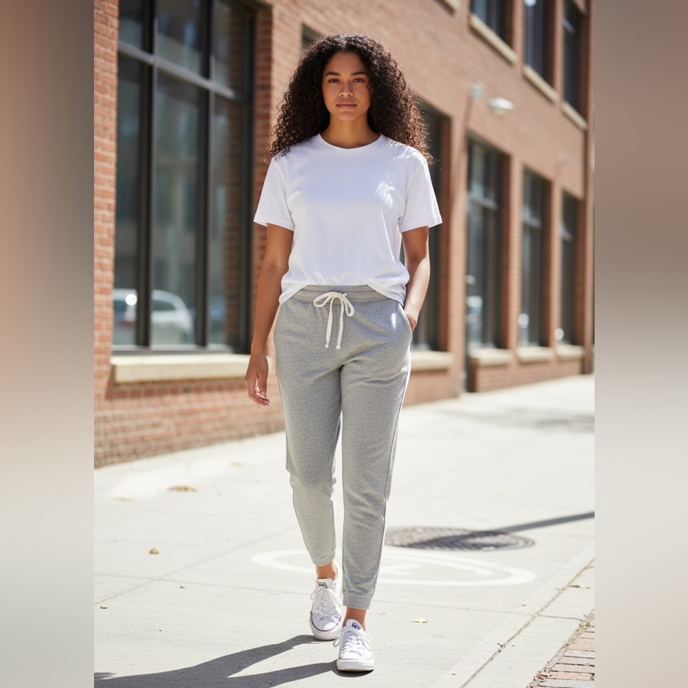 Old Navy Gray Jogger Sweatpants with Drawstring